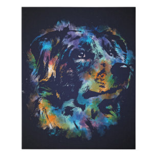 Australian Shepherd dog - Aussie Faux Canvas Print