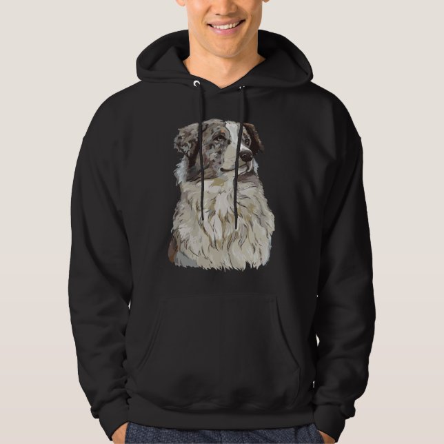 Australian Shepherd Dog   Australian Hoodie (Front)
