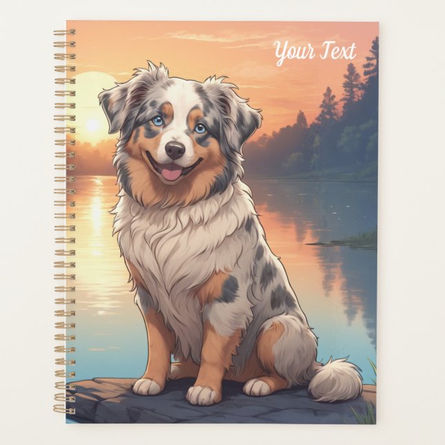 Australian Shepherd Dog by Lake Planner (Front)