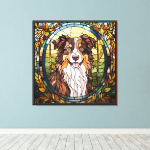 Australian Shepherd Dog Canvas Print
