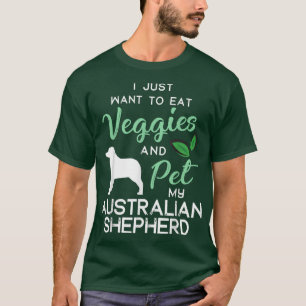 Australian Shepherd Dog Cigar lover owner Birthday T-Shirt
