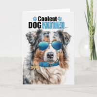 Australian Shepherd Dog Coolest Dad Father's Day