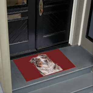Australian Shepherd Dog  Doormat