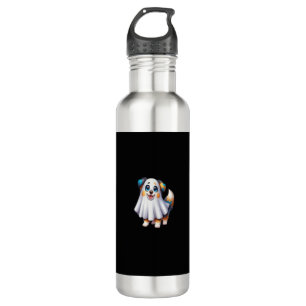 Australian Shepherd Dog Halloween Costume Party Gh 710 Ml Water Bottle