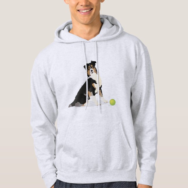 Australian Shepherd Dog Hoodie (Front)