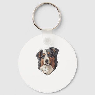 Australian shepherd Dog   Key Ring