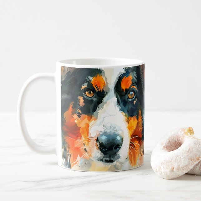 Australian Shepherd Dog Mum Coffee Mug (With Donut)