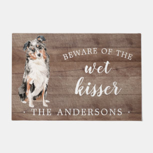 Australian Shepherd Dog Personalised Door Mat