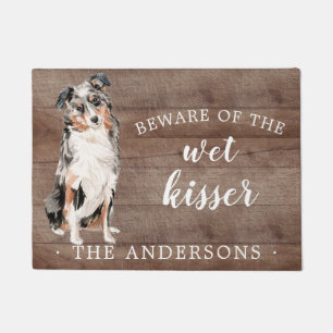Australian Shepherd Dog Personalised Door Mat