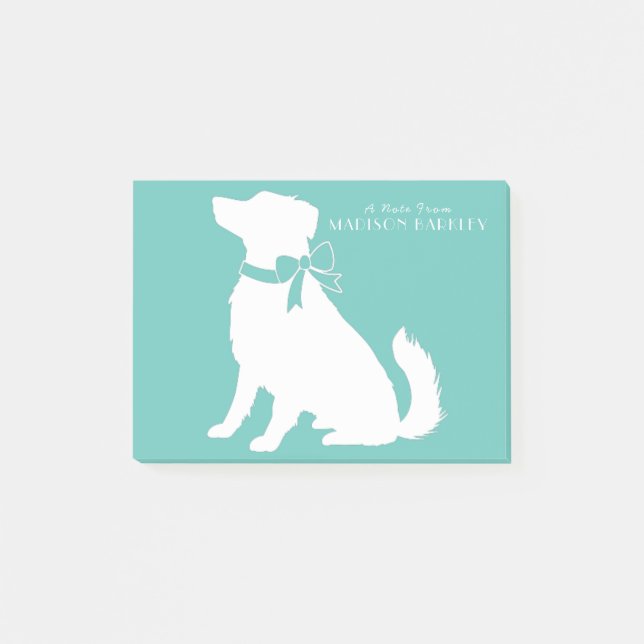Australian Shepherd Dog Puppy Post-it Notes (Front)