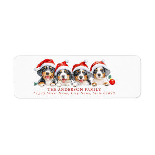 Australian Shepherd Dog Return Address Labels