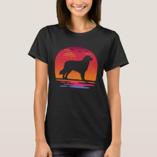 australian shepherd dog  sunset Silhouette T-Shirt