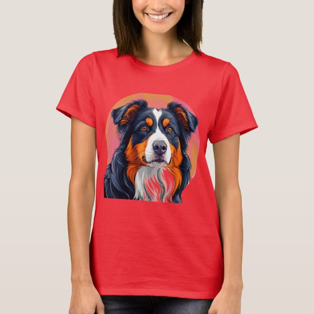 Australian Shepherd dog T-Shirt (Front)
