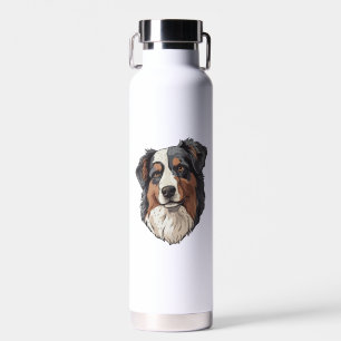 Australian shepherd Dog   Water Bottle