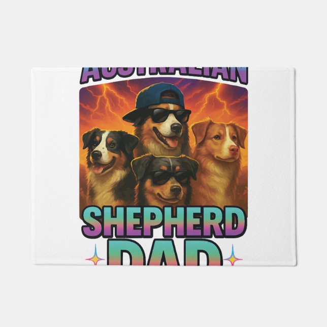 Australian Shepherd Doormat (Front)
