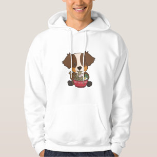Australian Shepherd Eating Ramen Sweet Kawaii Hoodie