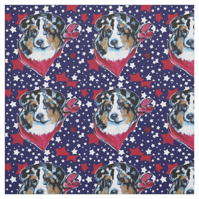 Australian Shepherd Fabric (Swatch)