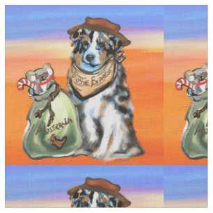 AUSTRALIAN SHEPHERD FABRIC