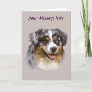 Australian Shepherd Fabulous Greeting Card