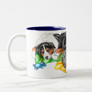 Australian Shepherd Family Nap Mug