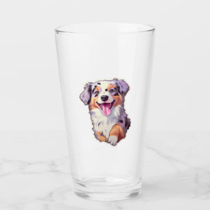 Australian Shepherd Glass
