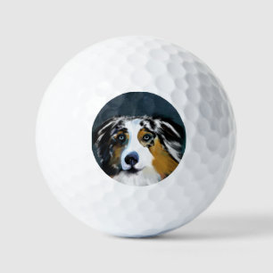 AUSTRALIAN SHEPHERD GOLF BALLS