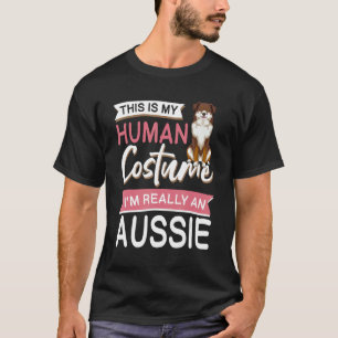 Australian Shepherd Halloween Dog Aussie T-Shirt