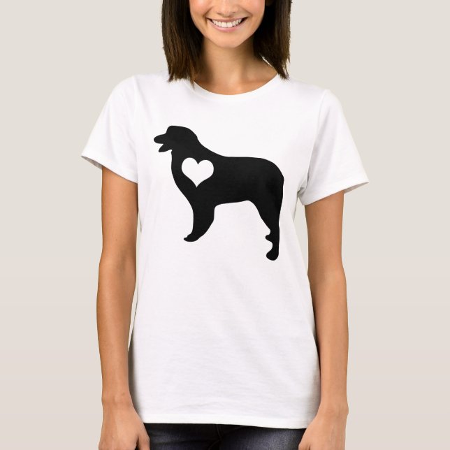 Australian Shepherd Heart T-Shirt (Front)