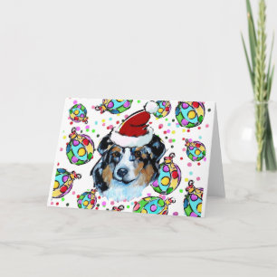 AUSTRALIAN SHEPHERD HOLIDAY CARD