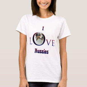 Australian Shepherd I Love T-Shirt