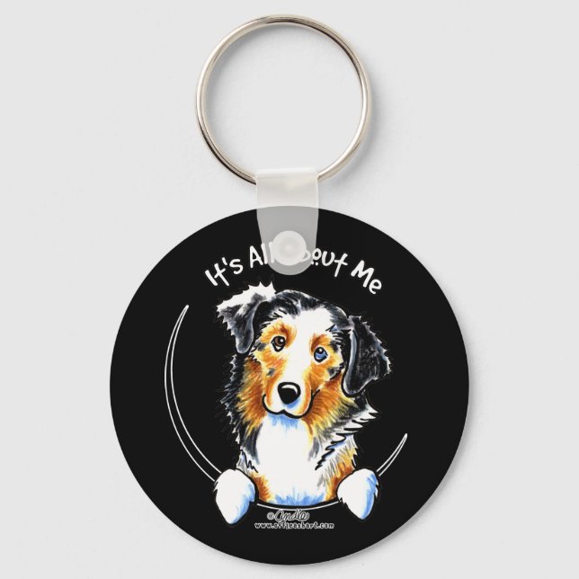 Australian Shepherd IAAM Key Ring (Front)