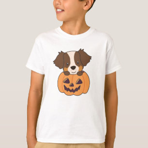Australian Shepherd In Pumpkin Cute Happy T-Shirt