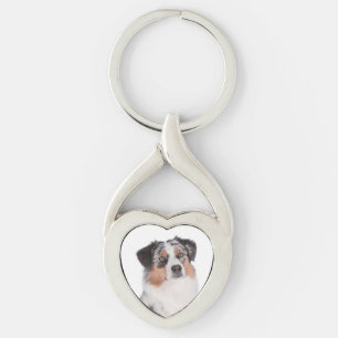 Australian Shepherd Keychain