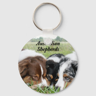 Australian Shepherd Keychain