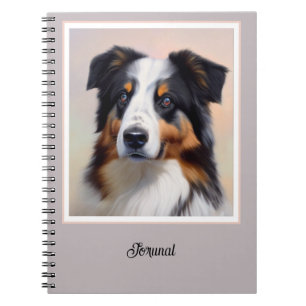 Australian Shepherd Kopf - Notebook