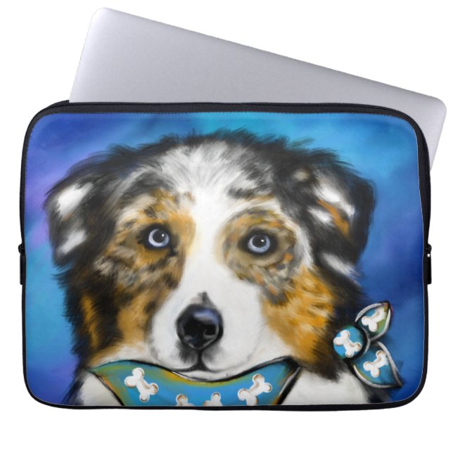AUSTRALIAN SHEPHERD      LAPTOP SLEEVE (Front)