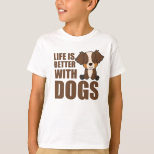 Australian Shepherd Life Is Better With Dogs T-Shirt