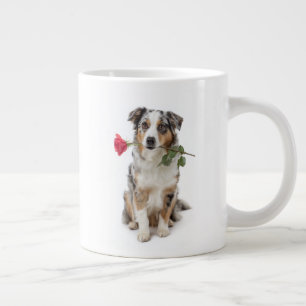 Australian Shepherd Love Large Coffee Mug