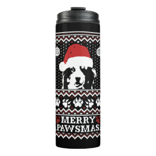 Australian Shepherd Lovers Christmas Shirt Thermal Tumbler