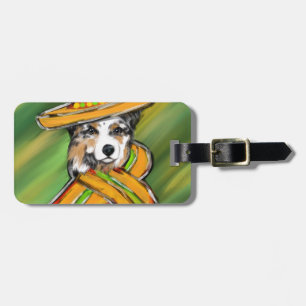 Australian Shepherd Luggage Tag