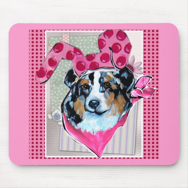 AUSTRALIAN SHEPHERD MOUSE MAT (Front)