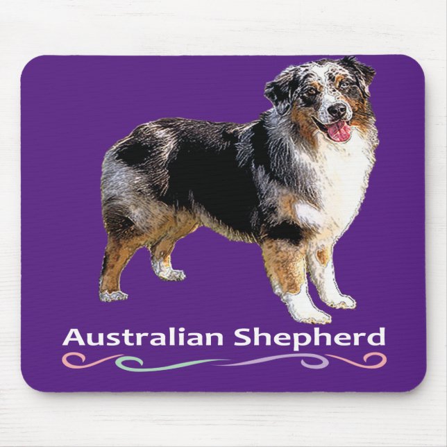 Australian Shepherd Mouse Mat (Front)