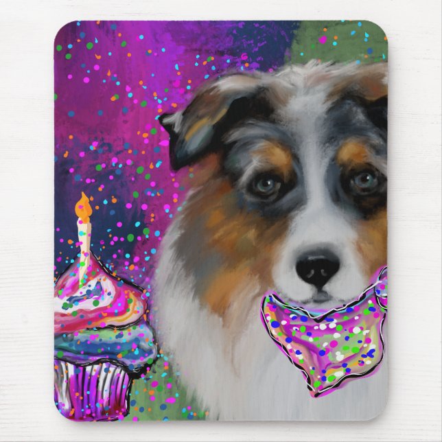 Australian Shepherd Mouse Mat (Front)