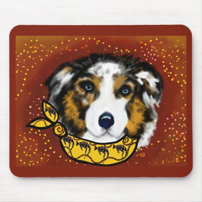 AUSTRALIAN SHEPHERD    MOUSE MAT (Front)
