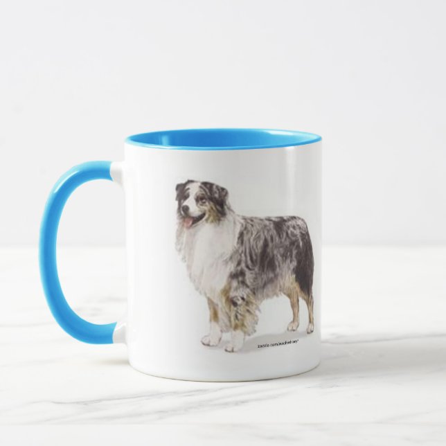 Australian Shepherd Mug (Left)