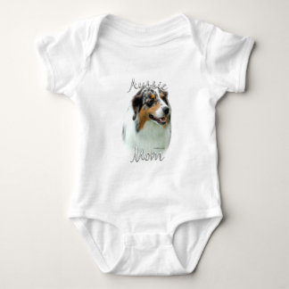 Australian Shepherd Mum 2 Baby Bodysuit