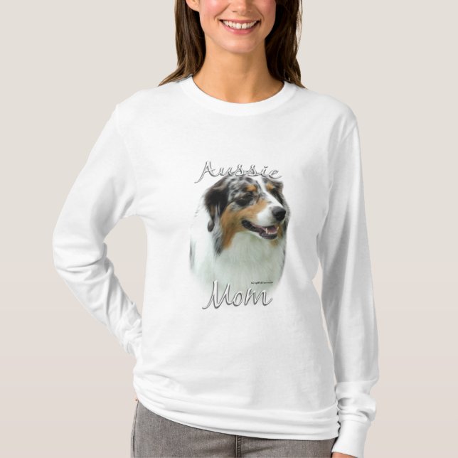Australian Shepherd Mum 2 T-Shirt (Front)