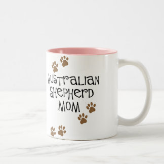 Australian Shepherd Mum Two-Tone Coffee Mug