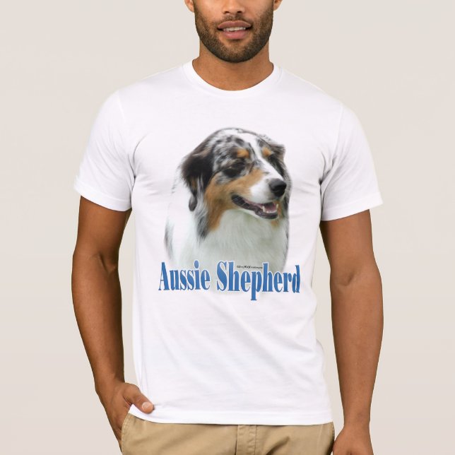 Australian Shepherd Name T-Shirt (Front)