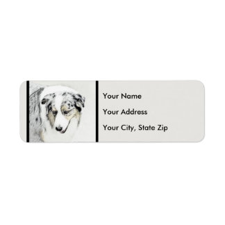 Australian Shepherd Painting - Original Dog Art